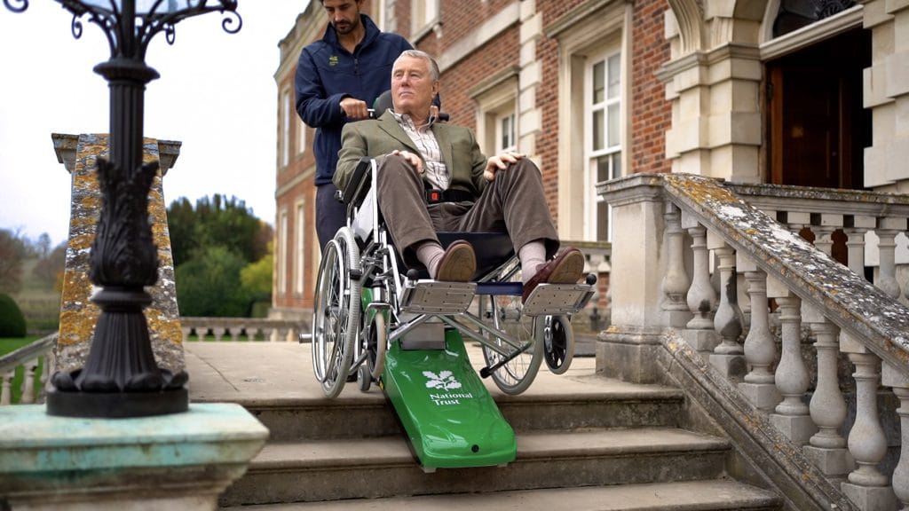 Stair climber in National Trust