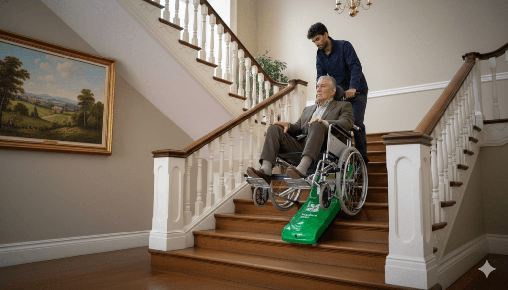 Stair climbing wheelchair